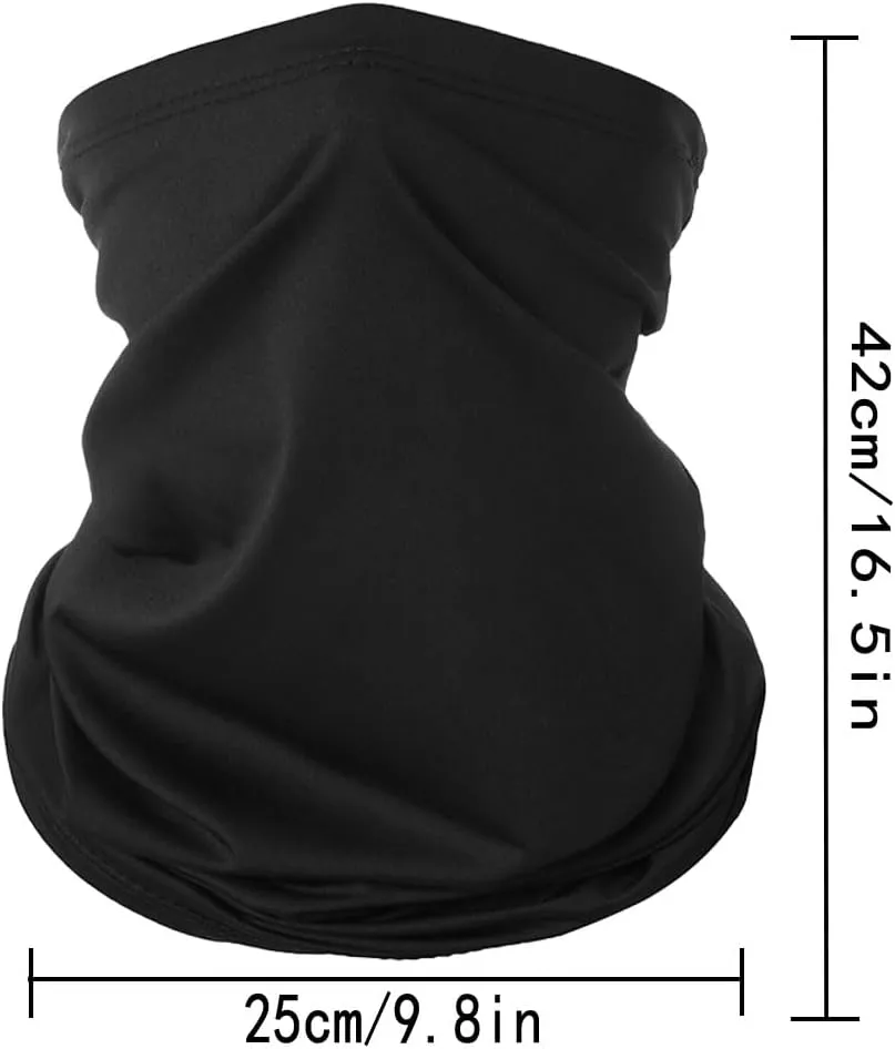 6 Pieces Summer Face Cover Scarf Mens Neck Gaiter For Men Women UV Protection Face Breathable Sun Protection Cycling Running