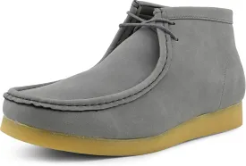 Amali Casual Chukka Boots for Men, High-Top, Lace Up Suede Men's Shoes, Desert Boots with Crepe Rubber Sole