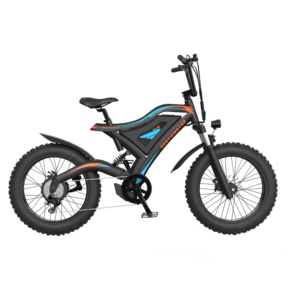 Aostirmotor Electric Bike - 48V 15Ah 500W Versatile EBike S18-MINI