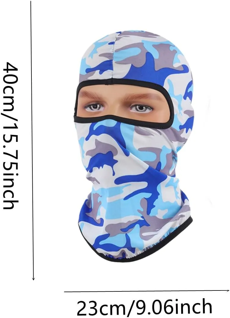 Balaclava Ski Mask Head Mask Full Face Mask Windproof Sun UV Protection Hood for Women Men