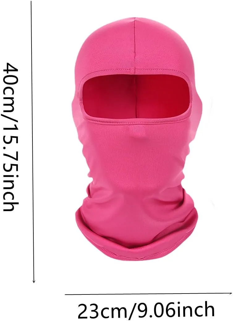 Balaclava Ski Mask Head Mask Full Face Mask Windproof Sun UV Protection Hood for Women Men