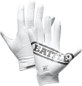 Battle Sports Doom 1.0 Wide Receiver Football Gloves, Ultra Stick Adult & Youth Gloves