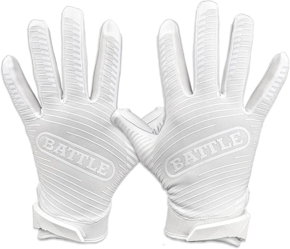 Battle Sports Doom 1.0 Wide Receiver Football Gloves, Ultra Stick Adult & Youth Gloves