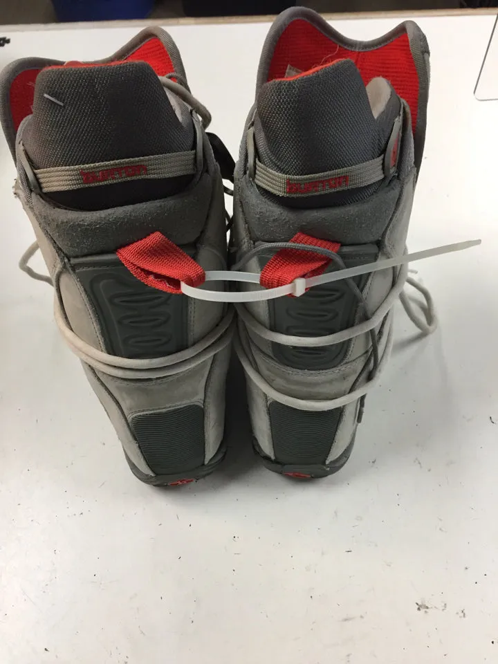 Burton White JR Size Specific 6.5 Used Snowboard Boots