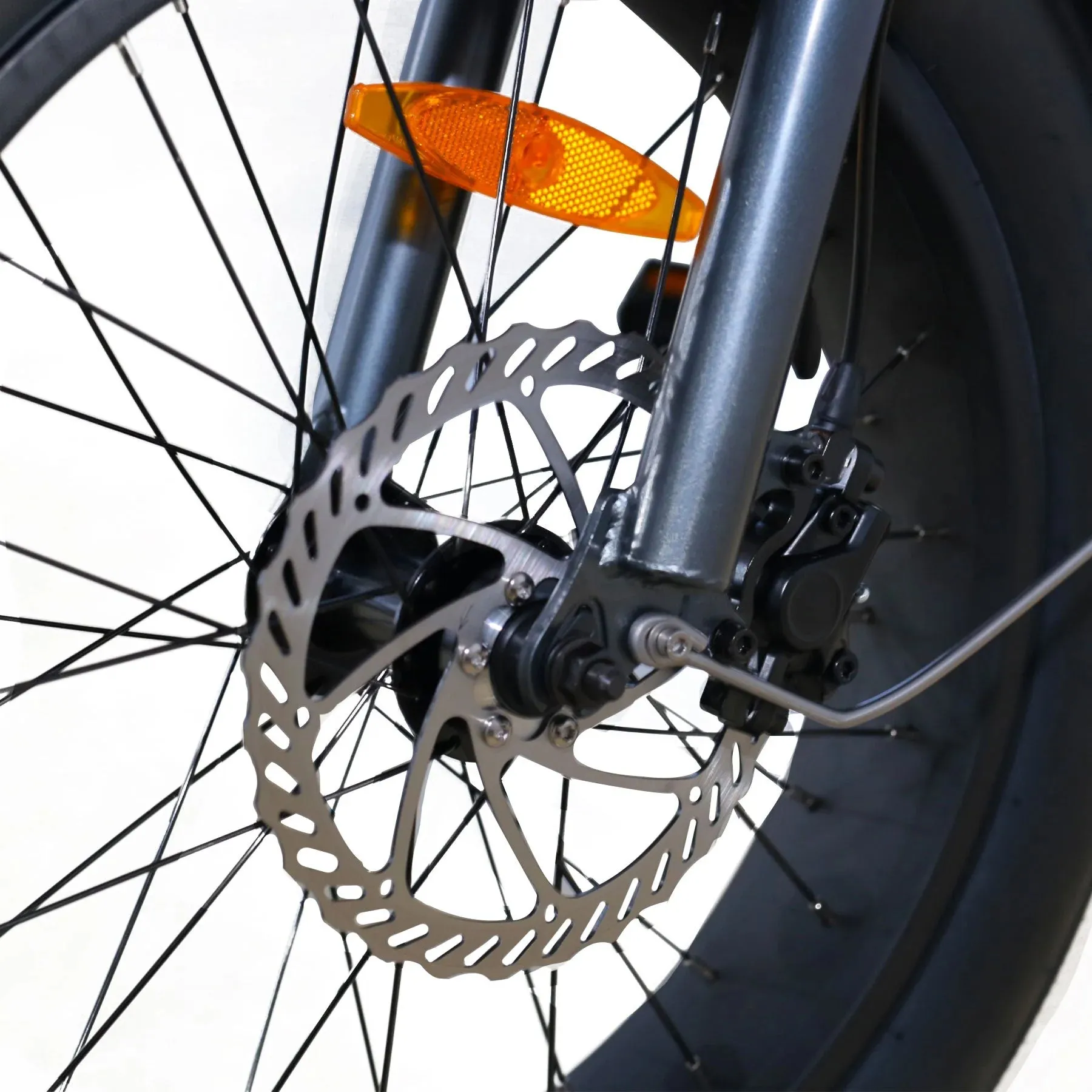 Coastal Cruiser Fat Tire Step Thru Mini Beach Cruiser Electric Bike - 750W, 52V, 17 Ah, 20x4",rack and fenders included!