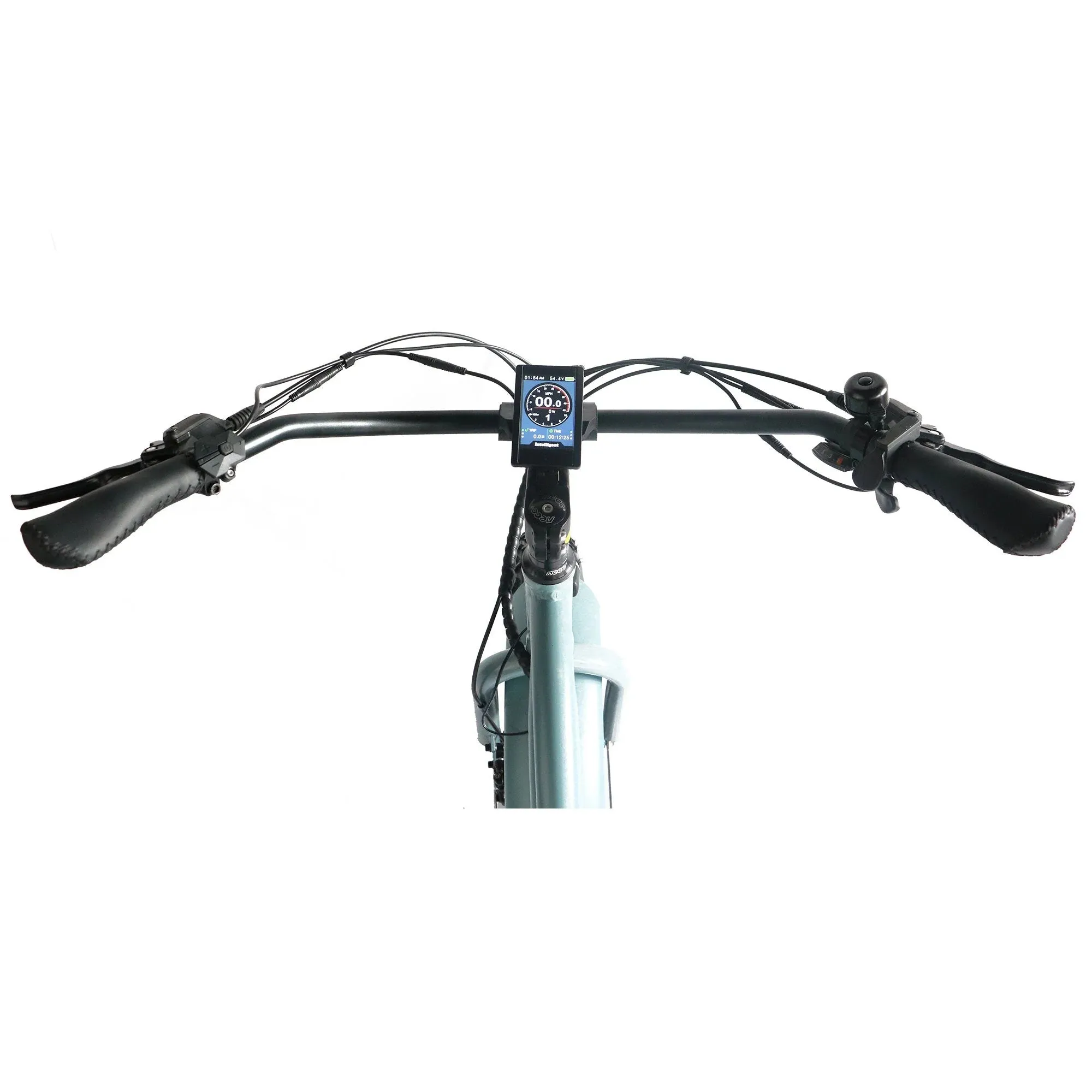 Coastal Cruiser Fat Tire Step Thru Mini Beach Cruiser Electric Bike - 750W, 52V, 17 Ah, 20x4",rack and fenders included!
