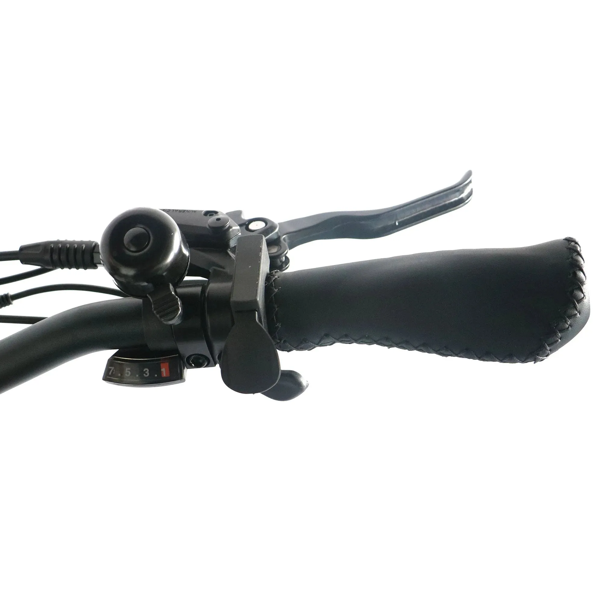 Coastal Cruiser Fat Tire Step Thru Mini Beach Cruiser Electric Bike - 750W, 52V, 17 Ah, 20x4",rack and fenders included!