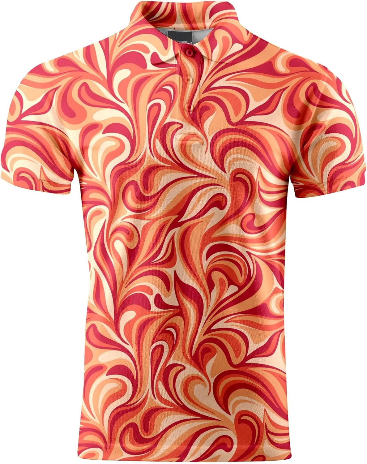 Funny Golf Shirts for Men,Mens Hawaiian Shirts Short Sleeve Novelty Crazy Golf Shirts