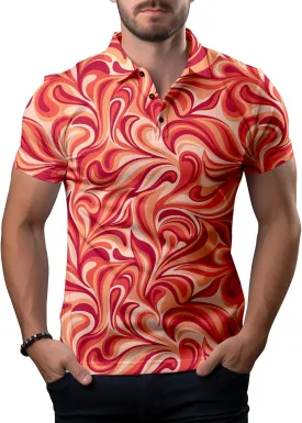 Funny Golf Shirts for Men,Mens Hawaiian Shirts Short Sleeve Novelty Crazy Golf Shirts