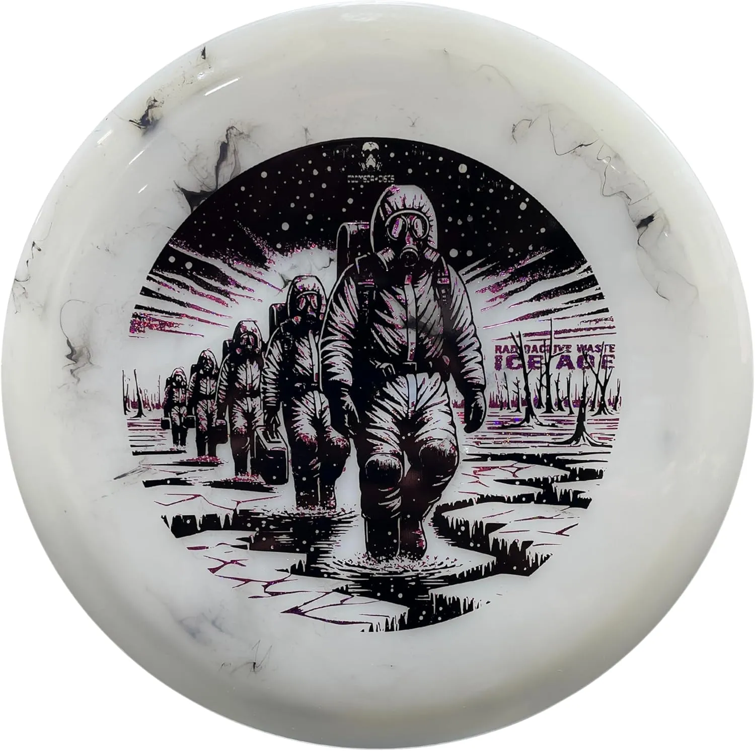 Ice Age | Advanced Fairway Driver for Experienced Disc Golf Players | Glow-in-The-Dark Plastic
