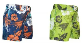 infant boy's floral print fashion swim trunks - sizes 12m-24m Case of 24