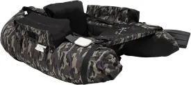 Inflatable Fishing Boat, Portable Fishing Boat RaftFloat Tubes for Fishing W/Adjustable Shoulder Strap&Manual Air Pump, 286.6 Lbs Load Capacity, 90-180Adjustable Backrest Angle