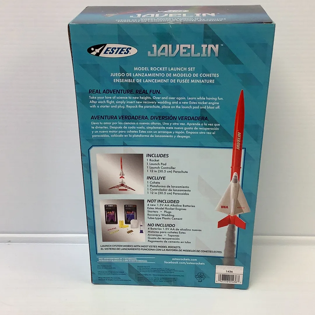 Javelin Model Rocket Launch Set | 1436 | Estes