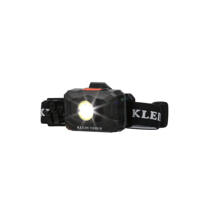 Klein Tools Rechargeable 2-Color LED Headlamp with Adjustable Strap