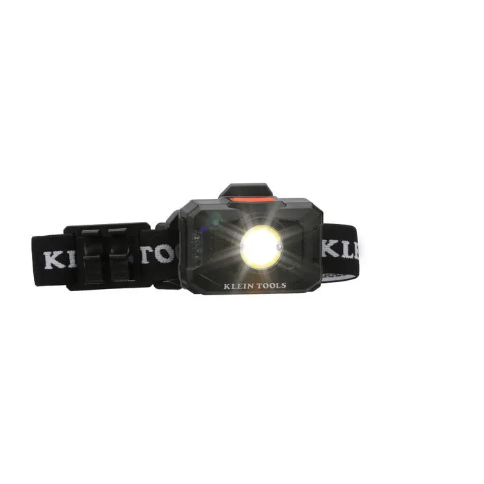 Klein Tools Rechargeable 2-Color LED Headlamp with Adjustable Strap