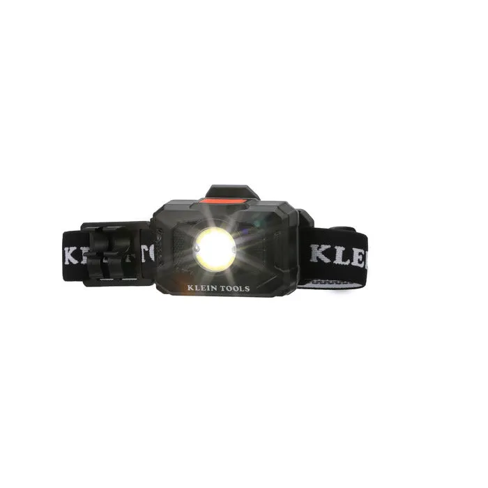 Klein Tools Rechargeable 2-Color LED Headlamp with Adjustable Strap