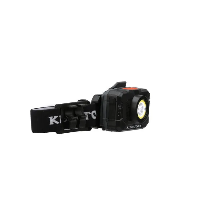 Klein Tools Rechargeable 2-Color LED Headlamp with Adjustable Strap