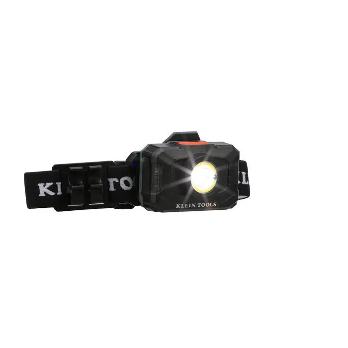 Klein Tools Rechargeable 2-Color LED Headlamp with Adjustable Strap