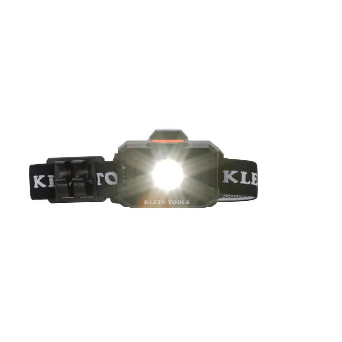Klein Tools Rechargeable 2-Color LED Headlamp with Adjustable Strap