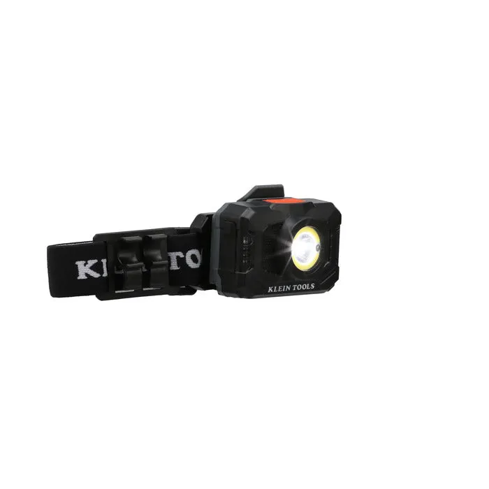 Klein Tools Rechargeable 2-Color LED Headlamp with Adjustable Strap