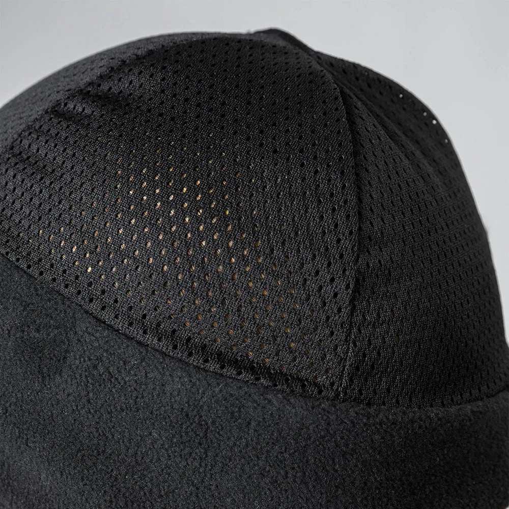 Large (57- 59 cm) Back On Track Fleece Headband with Mesh Top Black