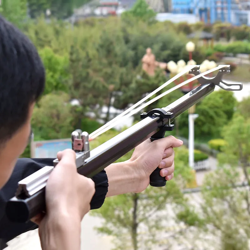 LR1 Long Rod Slingshot With Laser Light