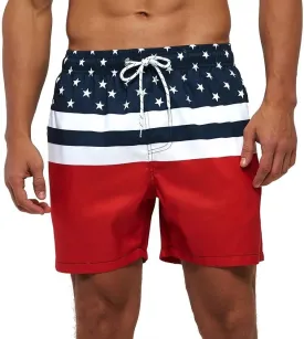 Men Swim Trunks Board Shorts with Mesh Lining Bathing Suits for Beach Swimwear Swimming