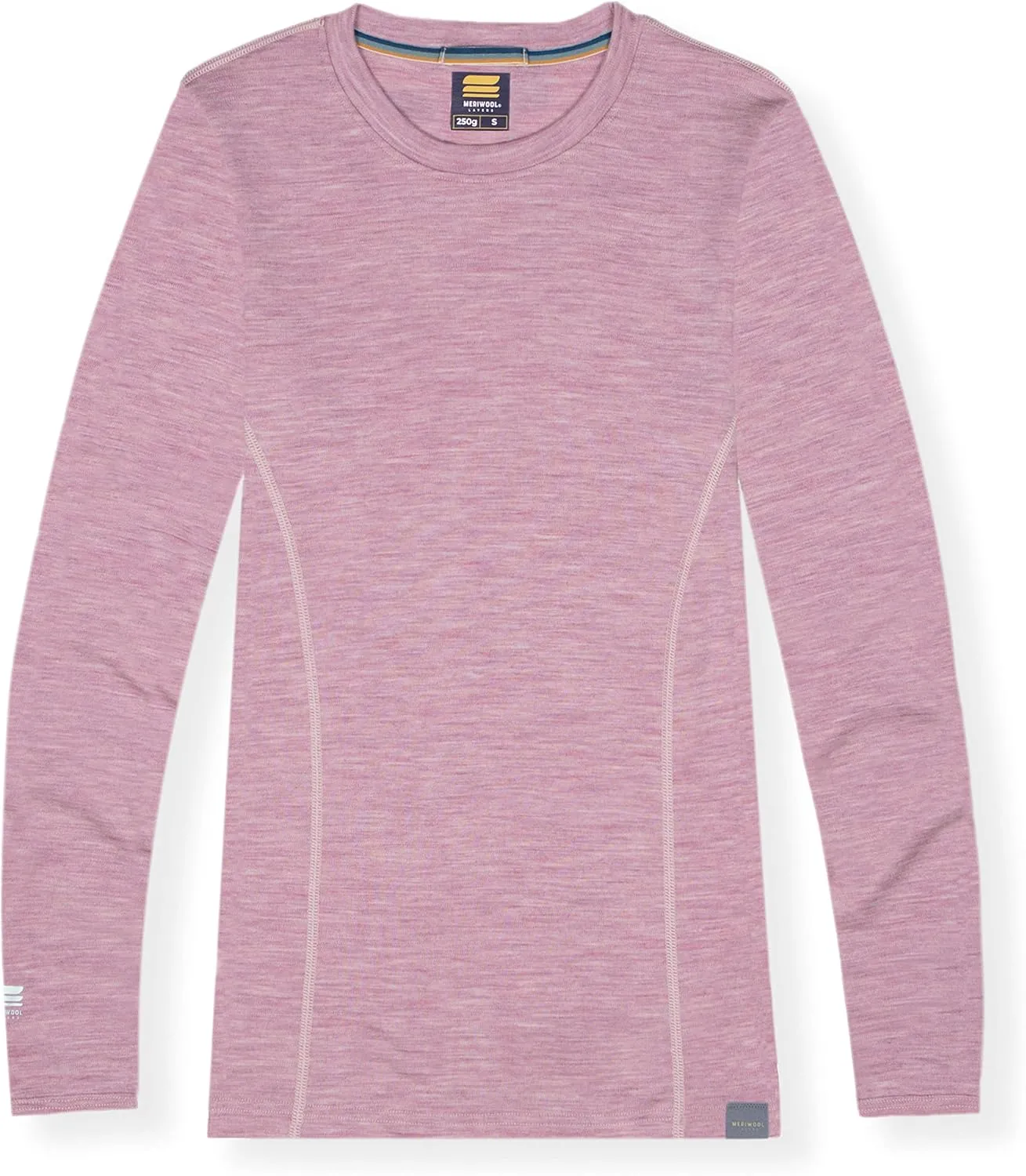 MERIWOOL Womens Base Layer 100% Merino Wool Midweight Long Sleeve Thermal Shirt