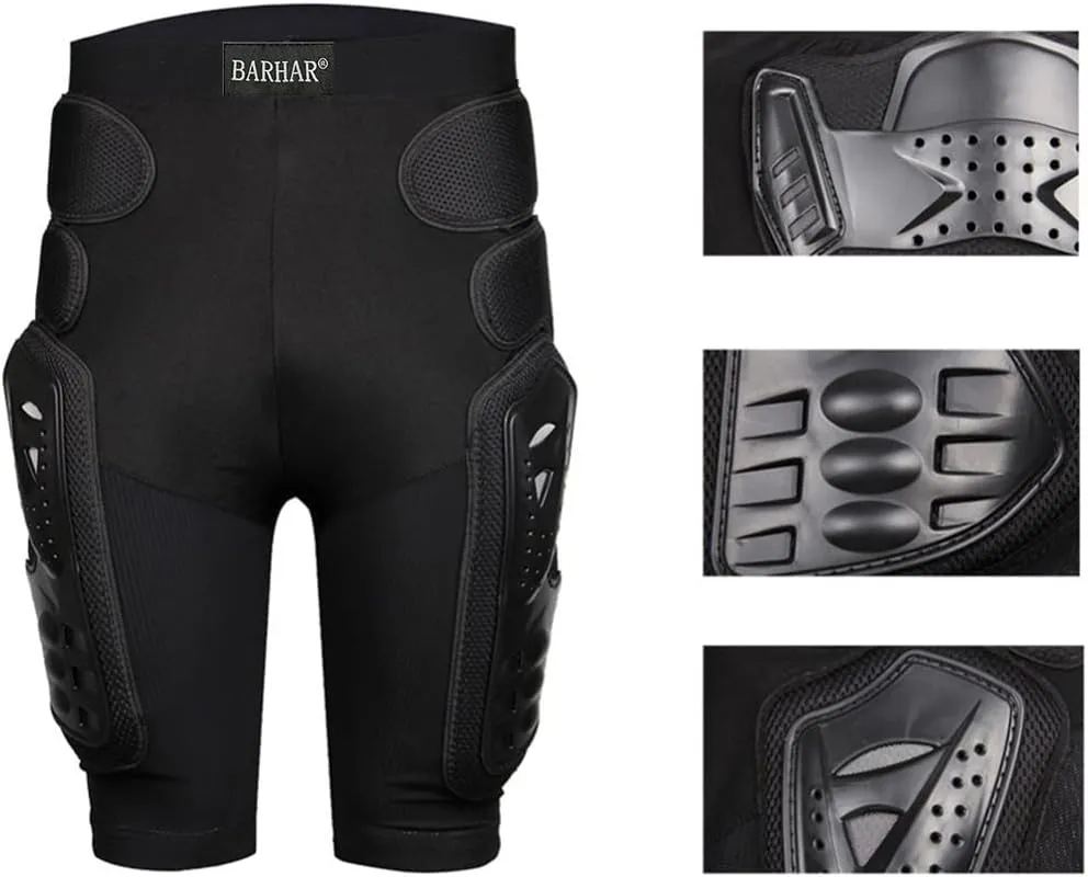 Motorcycle Pants with Armor, Hockey Knight Gear, Protective Pads for HIPS, Legs, Suitable for Motocross, Racing Sports