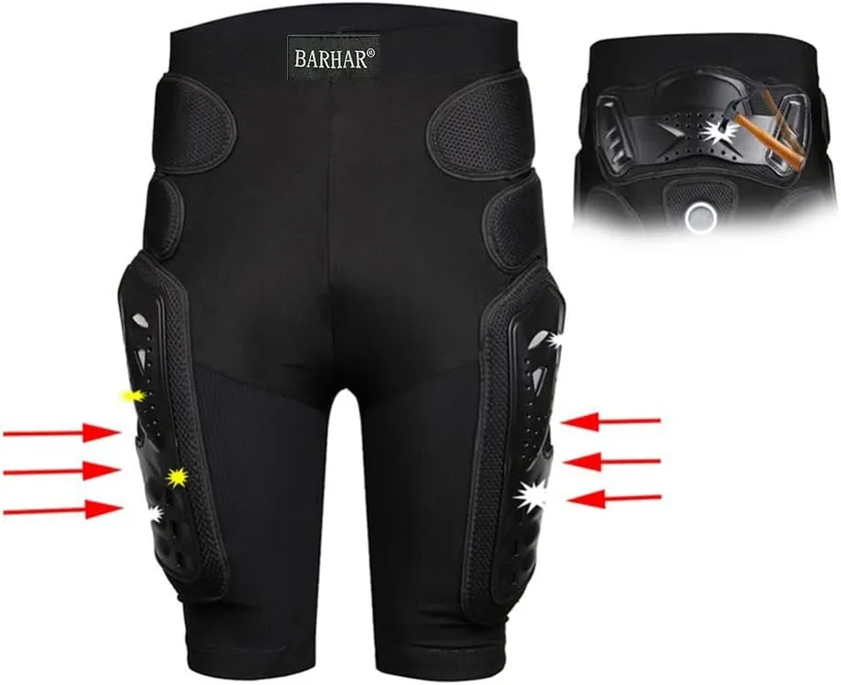 Motorcycle Pants with Armor, Hockey Knight Gear, Protective Pads for HIPS, Legs, Suitable for Motocross, Racing Sports
