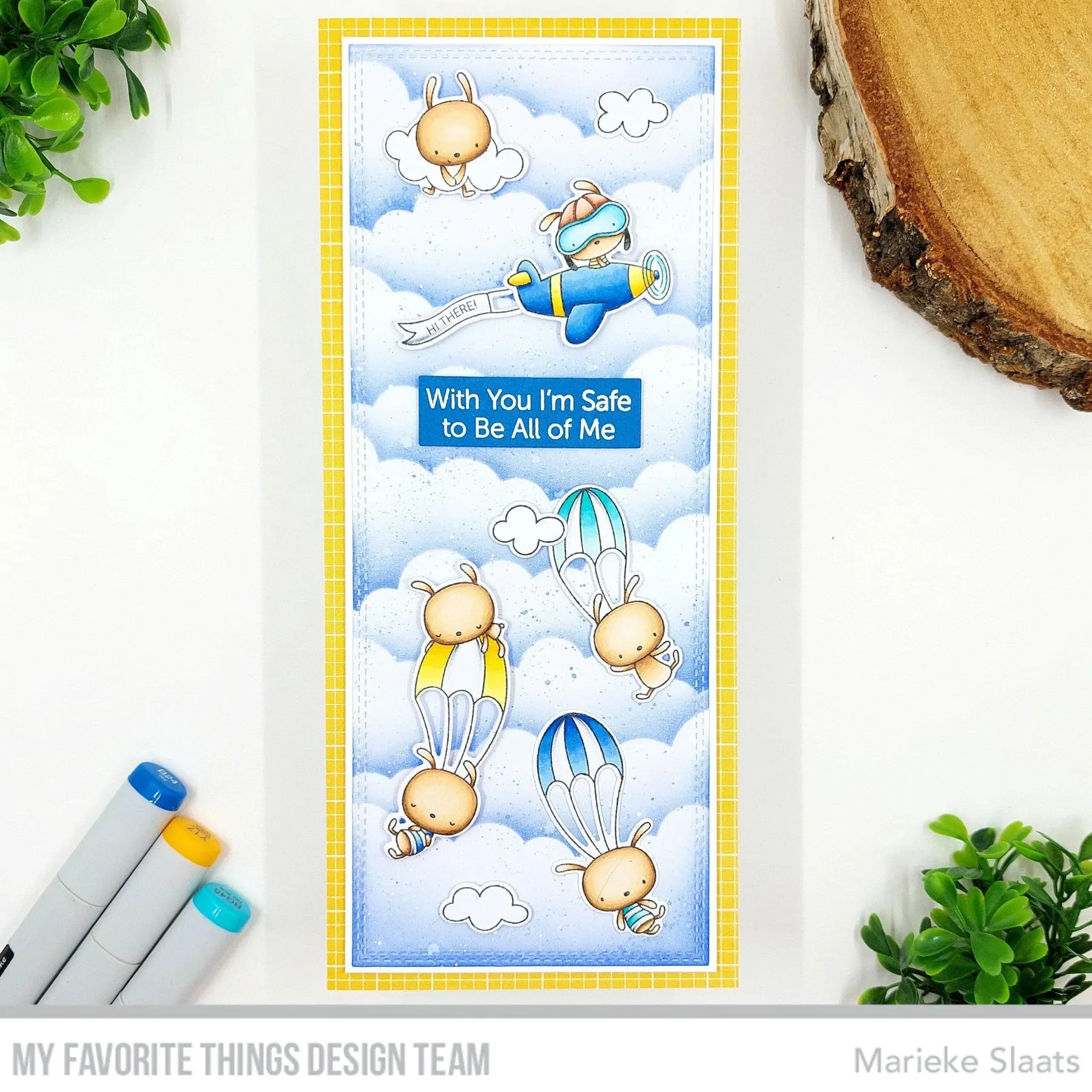 My Favorite Things Clear Stamps 4"x 6" - Parachute Pals*