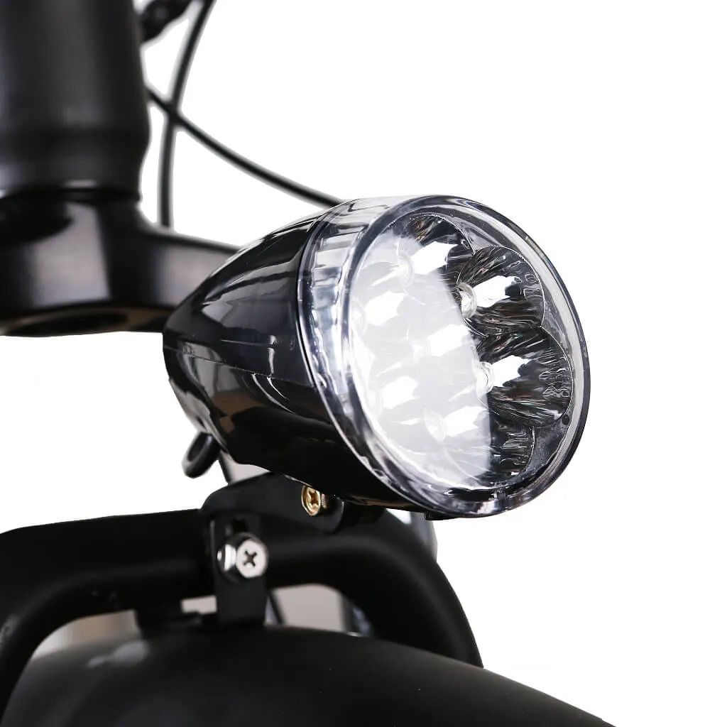 Nakto Super Cruiser 26" Fat Tire 500W 48V Electric Bike Black