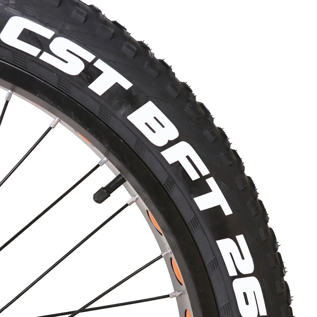 Nakto Super Cruiser 26" Fat Tire 500W 48V Electric Bike Black