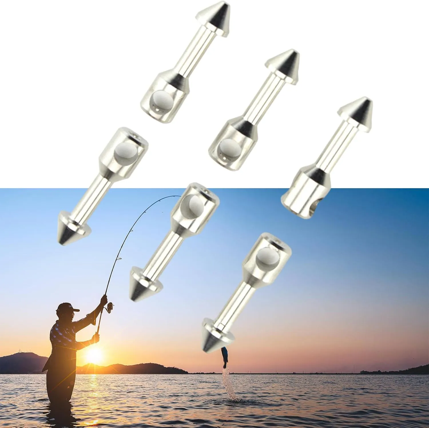 NUEAYMS Fishing Tackle Accessories Spearfishing Insert Diver Stainless Spearfishing Wishbone Speargun Band Diver Fishing Tool