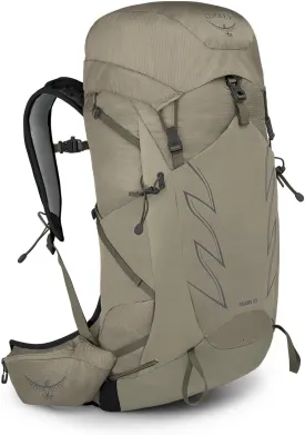 Osprey Talon 33L Men's Hiking Backpack with Hipbelt, Sawdust/Earl Grey, L/XL
