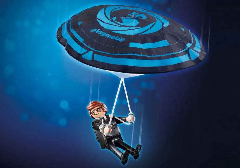 Playmobil The Movie Rex Dasher with Parachute 70070