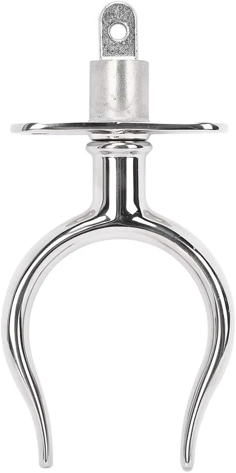 plplaaoo Lifeboat Rowing Boat Paddle Fork 316 Stainless Steel Fixed Rod for Boats Raft Accessories AntiCorrosion Easy Install Marine Boat Yachts Trucks Van Caravan Trailers