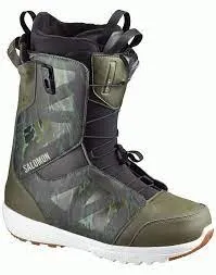 Salomon Launch Snowboard Boots Camo/Dark Olive/Beluga