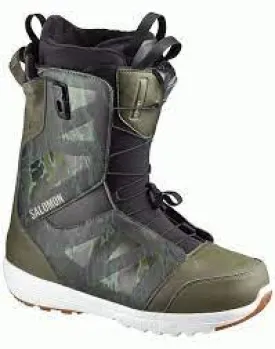 Salomon Launch Snowboard Boots Camo/Dark Olive/Beluga