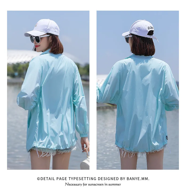 Sidiou Group Hot Sale Fashion Solid Color Sunscreen Clothing With Earphone Hole Outdoor UV Protection Clothing