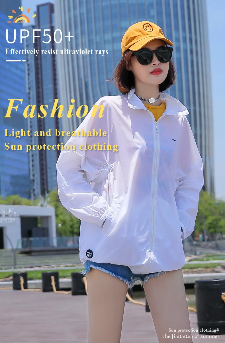 Sidiou Group Hot Sale Fashion Solid Color Sunscreen Clothing With Earphone Hole Outdoor UV Protection Clothing
