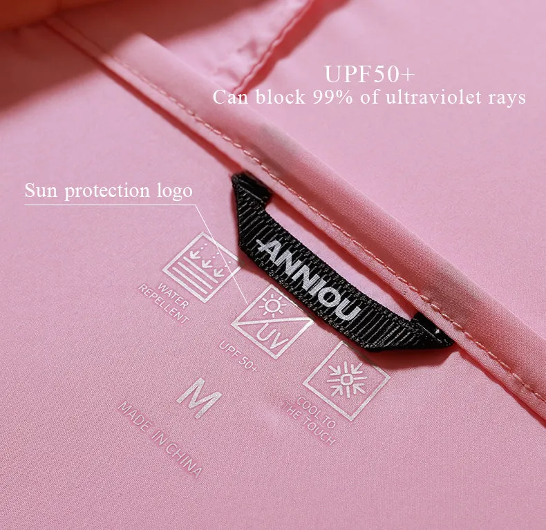 Sidiou Group Hot Sale Fashion Solid Color Sunscreen Clothing With Earphone Hole Outdoor UV Protection Clothing