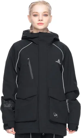 Ski Jacket Snowboard Coat Snow Winter Waterproof Insulated Windproof Baggy Warm Hooded Jacket for Men Women