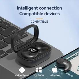 Sleep Earbuds Bluetooth in Ear Light-Weight Headphones, Mini Invisible Earplugs Small Design for Side Sleepers, 58H Playtime with Charging Case, Clear Calls& Noise Block, White