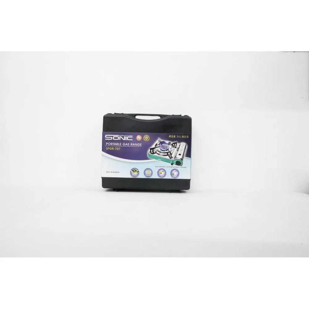 Sonic SPGR-707 Portable Stainless Gas Range (Butane) (Damaged Box)