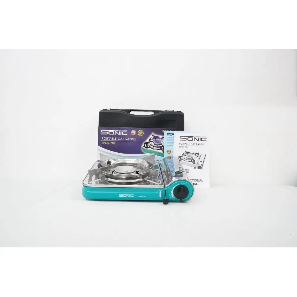 Sonic SPGR-707 Portable Stainless Gas Range (Butane) (Damaged Box)