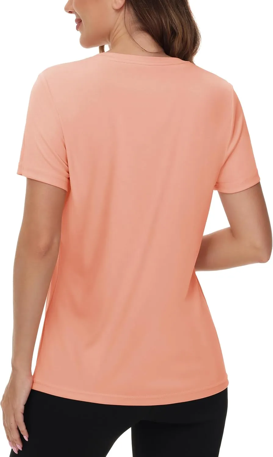 TACVASEN Short Sleeve Shirts for Women Athletic Workout Tops UPF 50  Sun Protection Quick Dry Running T-Shirts