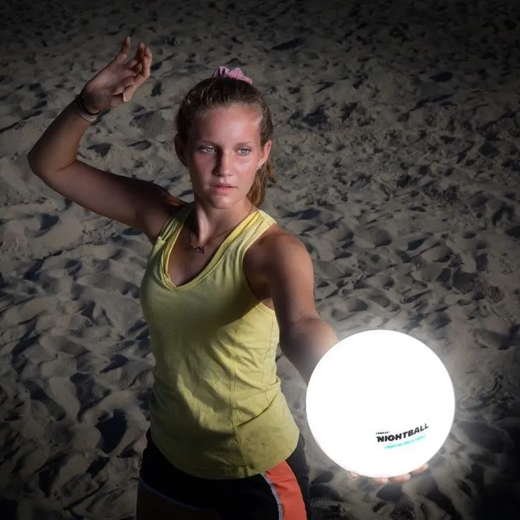 Tangle® NightBall® Volleyball - White
