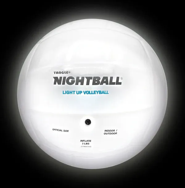 Tangle® NightBall® Volleyball - White
