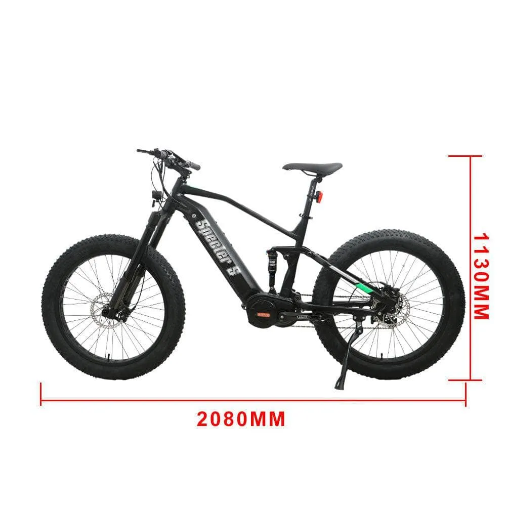 The Eunorau 26" Fat Tire Model Specter S 1000W E-Bike